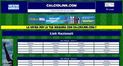 Desktop Screenshot of calciolink.com