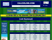Tablet Screenshot of calciolink.com
